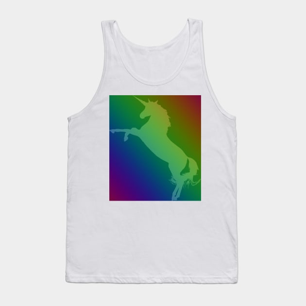 Colorful Unicorn - Artwork , Unicorns are cool Pattern Tank Top by ViralAlpha